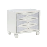 New Classic Furniture Harlequin Nightstand Platinum B2021-040