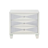 New Classic Furniture Harlequin Nightstand Platinum B2021-040