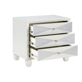 New Classic Furniture Harlequin Nightstand Platinum B2021-040