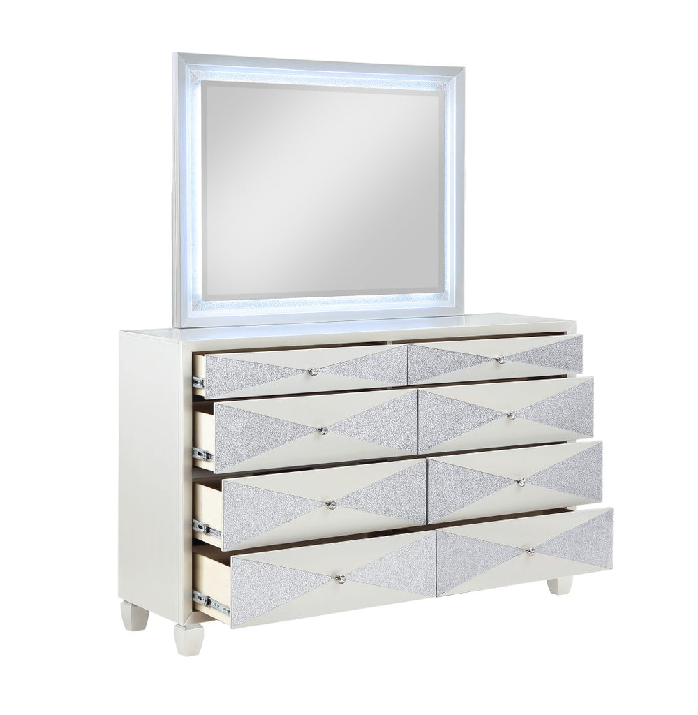 New Classic Furniture Harlequin Dresser Platinum B2021-050