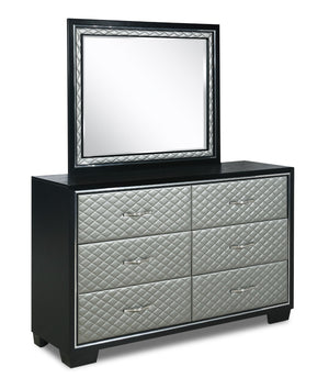 New Classic Furniture Luxor Dresser Black/Silver B2025-050