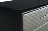 New Classic Furniture Luxor Chest Black/Silver B2025-070