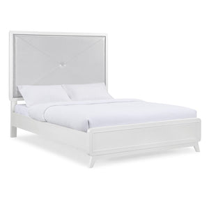 New Classic Furniture Skylar King Bed - Ivory B2057W-110-FULL-BED