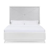 New Classic Furniture Skylar King Bed - Ivory B2057W-110-FULL-BED