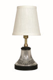 Bryson Table Lamp Black/Satin Brass House of Troy B207-BLK/SB