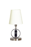 Bryson Table Lamp Black/Satin Nickel House of Troy B209-SN/BLK