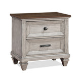 Mariana Nightstand with Usb Vintage Creme