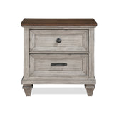 New Classic Furniture Mariana Nightstand with Usb Vintage Creme B2114-040