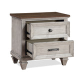 New Classic Furniture Mariana Nightstand with Usb Vintage Creme B2114-040