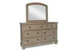 New Classic Furniture Allegra Mirror Pewter B2159-060