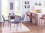 Austin Industrial Dining Table in Antique by LumiSource
