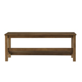 Walker Edison Rover Modern/Farmhouse 48" Rover Entry Bench B48ROVEBRO