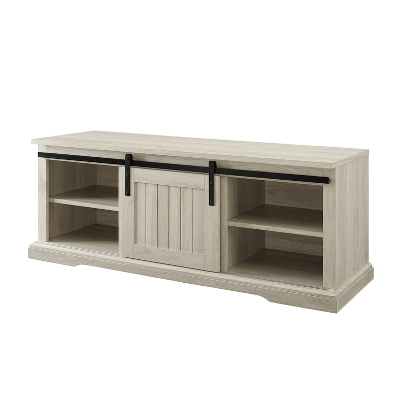 Walker Edison Sliding Barn Door Entryway Bench