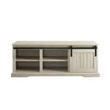 walker edison 48 sliding grooved door entry bench