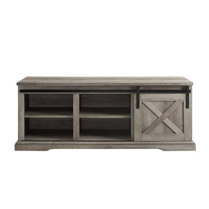 walker edison 48 sliding barn door entry bench