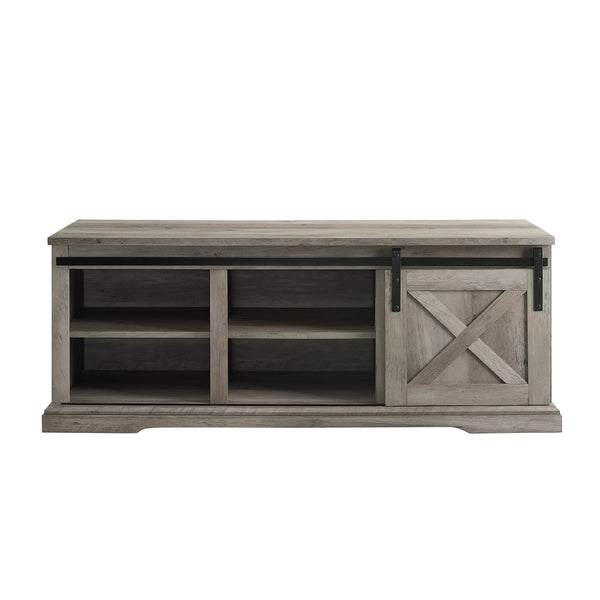walker edison 48 sliding barn door entry bench
