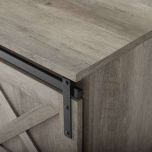 walker edison 48 sliding barn door entry bench