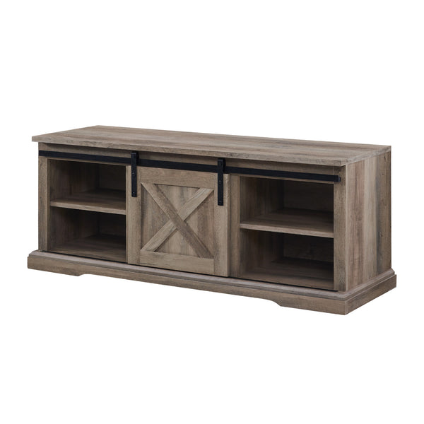 walker edison 48 sliding barn door entry bench