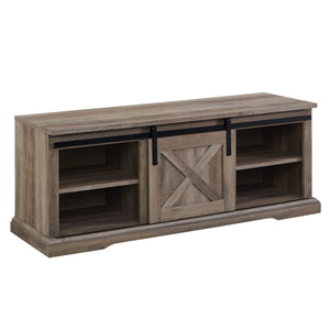 walker edison 48 sliding barn door entry bench