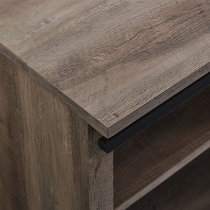 B48SXDEBGW - walker edison 48 sliding barn door entry bench