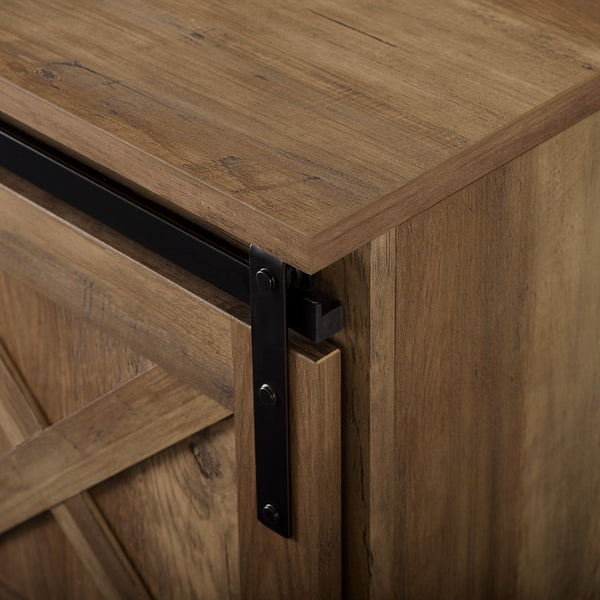 walker edison 48 sliding barn door entry bench