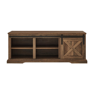 B48SXDEBRO - walker edison 48 sliding barn door entry bench