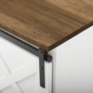 walker edison 48 sliding barn door entry bench