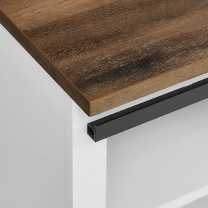 B48SXDEBSW - walker edison 48 sliding barn door entry bench