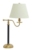 Bennington 28.5" Black and Weathered Brass Table Lamp