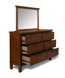 New Classic Furniture Cagney Dresser Chestnut B594-050