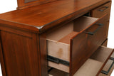 New Classic Furniture Cagney Dresser Chestnut B594-050