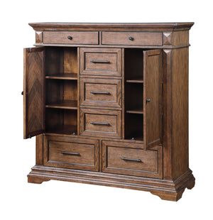 New Classic Furniture Mar Vista Door Chest Walnut B658-075