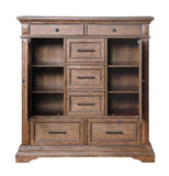 New Classic Furniture Mar Vista Door Chest Walnut B658-075