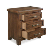 New Classic Furniture Fairfax County Nightstand Med Oak B704-040
