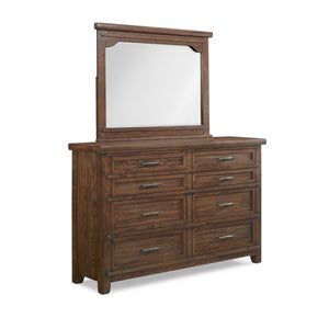 New Classic Furniture Fairfax County Mirror Med. Oak B704-060