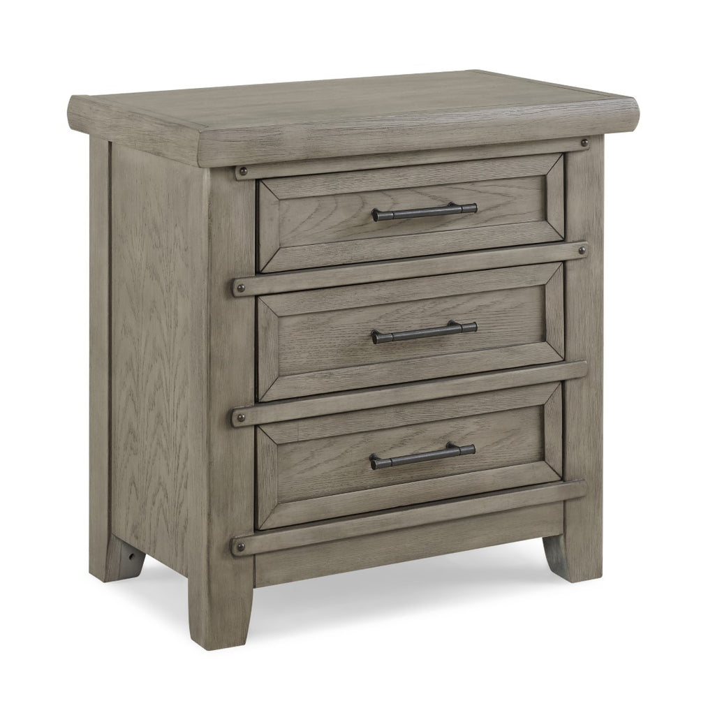 New Classic Furniture Fairfax County Nightstand Driftwood B704W-040
