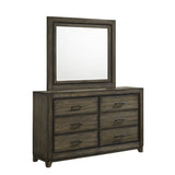 New Classic Furniture Ashland Mirror Rustic Brown B923-060