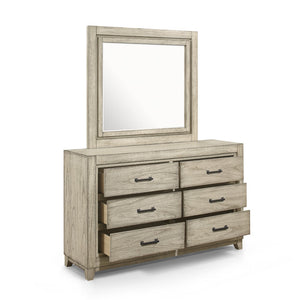 New Classic Furniture Ashland Dresser Rustic White B923W-050