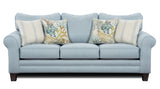 Fusion 1140 Transitional Sofa 1140 Labyrinth Sky Sofa