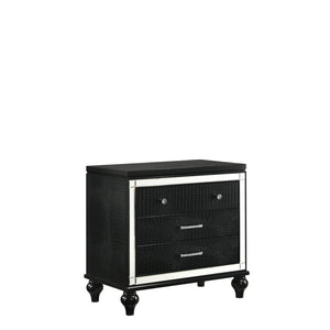 New Classic Furniture Valentino Nightstand Black BA9698B-040