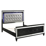 New Classic Furniture Valentino King Bed - Black BA9698B-110-FULL-BED