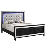 Valentino Queen Bed - Black