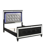 New Classic Furniture Valentino Full Bed - Black BA9698B-410-FULL-BED