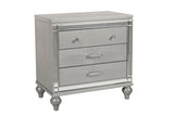 New Classic Furniture Valentino Nightstand Silver BA9698S-040