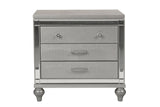 New Classic Furniture Valentino Nightstand Silver BA9698S-040