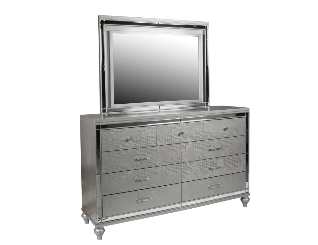 New Classic Furniture Valentino Dresser Silver BA9698S-050