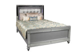 New Classic Furniture Valentino Queen Bed - Silver BA9698S-310-FULL-BED