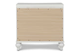 New Classic Furniture Valentino Nightstand White BA9698W-040