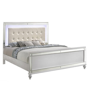 New Classic Furniture Valentino King Bed - White BA9698W-110-FULL-BED