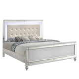 New Classic Furniture Valentino Queen Bed - White BA9698W-310-FULL-BED